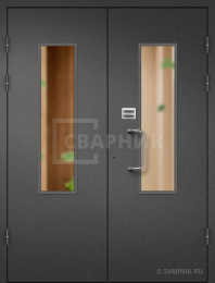 Подъездная дверь с кодовым накладным замком ПД-102