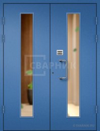 Дверь входная остекленная МДФ ПД-51