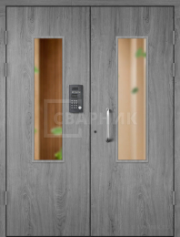 Дверь с окном подъездная с кодовым замком ПД-110
