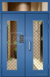 Парадная утепленная дверь наружная со скрытыми петлями ПД-91