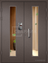 Двустворчатая тамбурная дверь с окном ПД-31